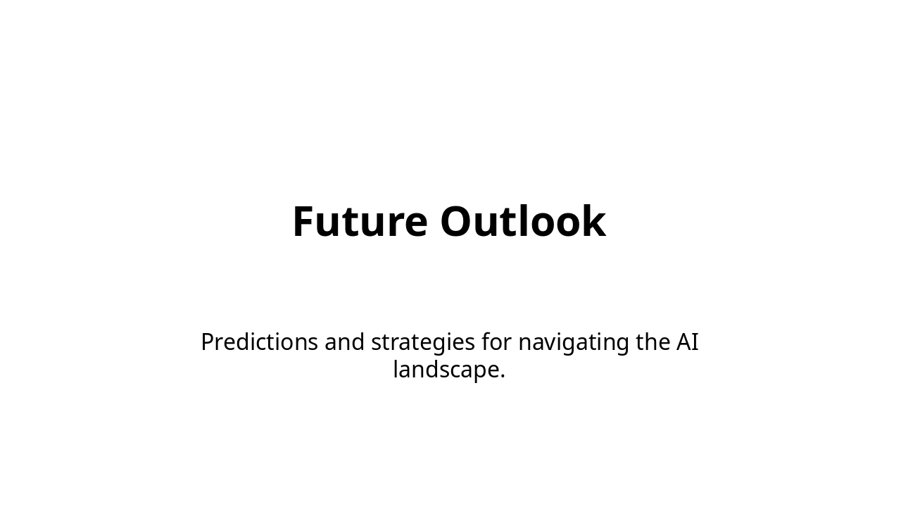 Slide 14 - Future Outlook
