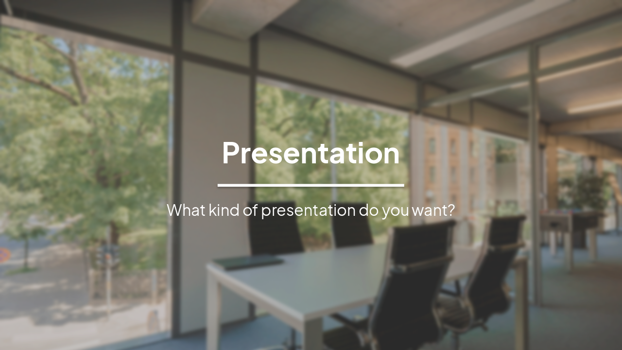 Presentation Starter Kit