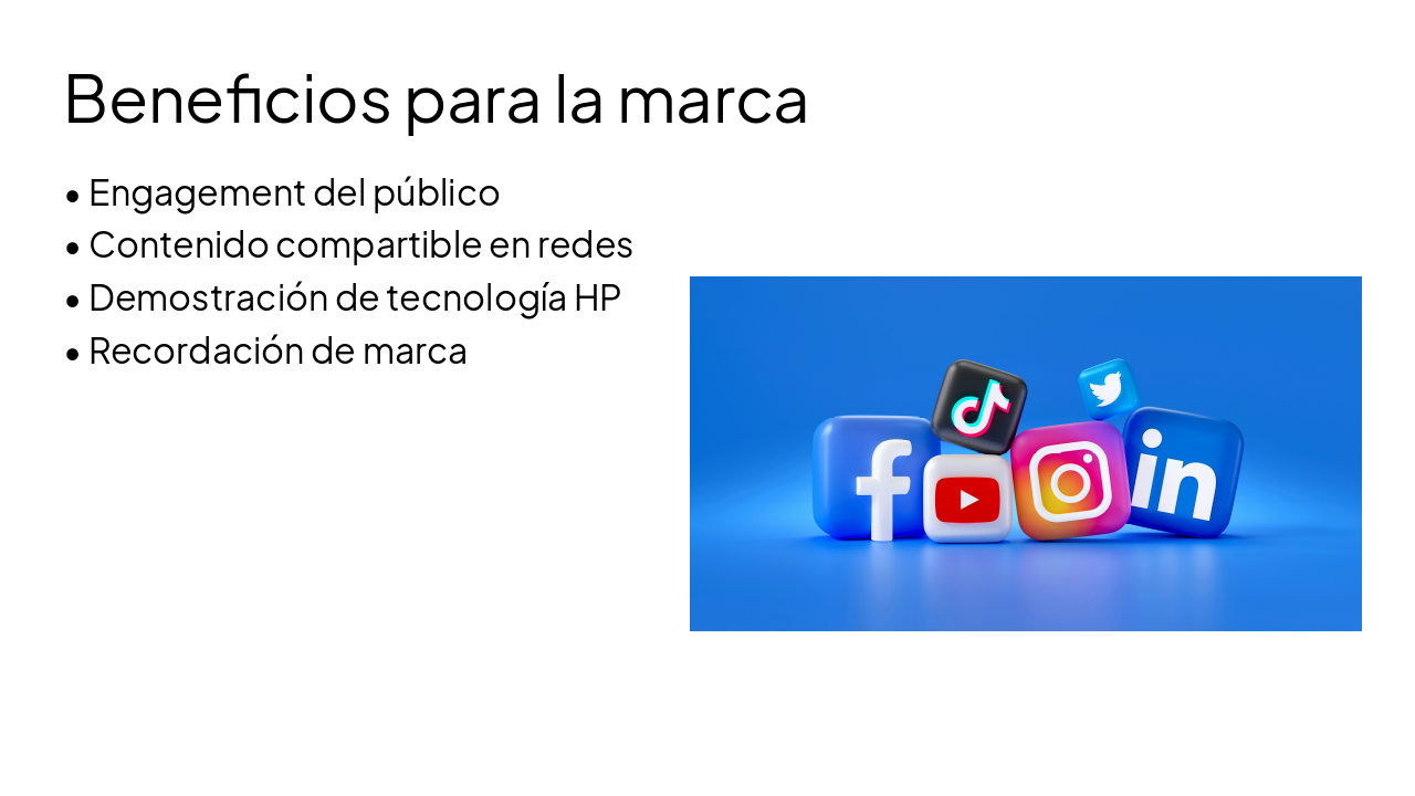 Slide 5 - Beneficios para la marca