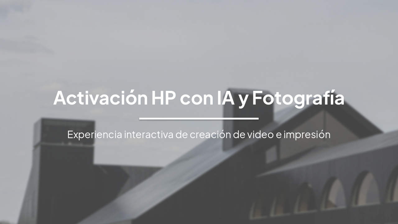 Slide 1 - Activación HP con IA y Fotografía