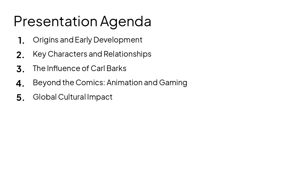 Slide 2 - Presentation Agenda