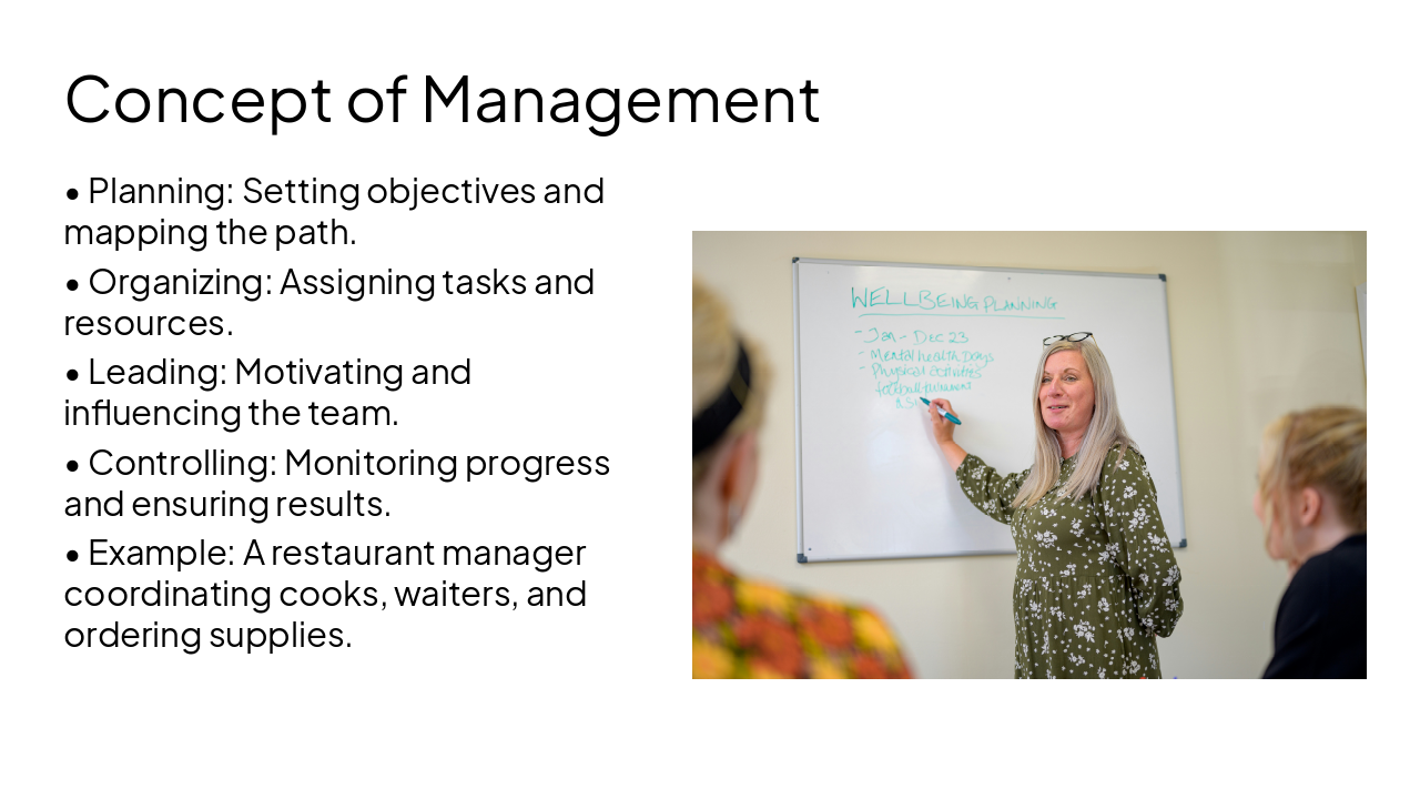 Slide 8 - Concept of Management