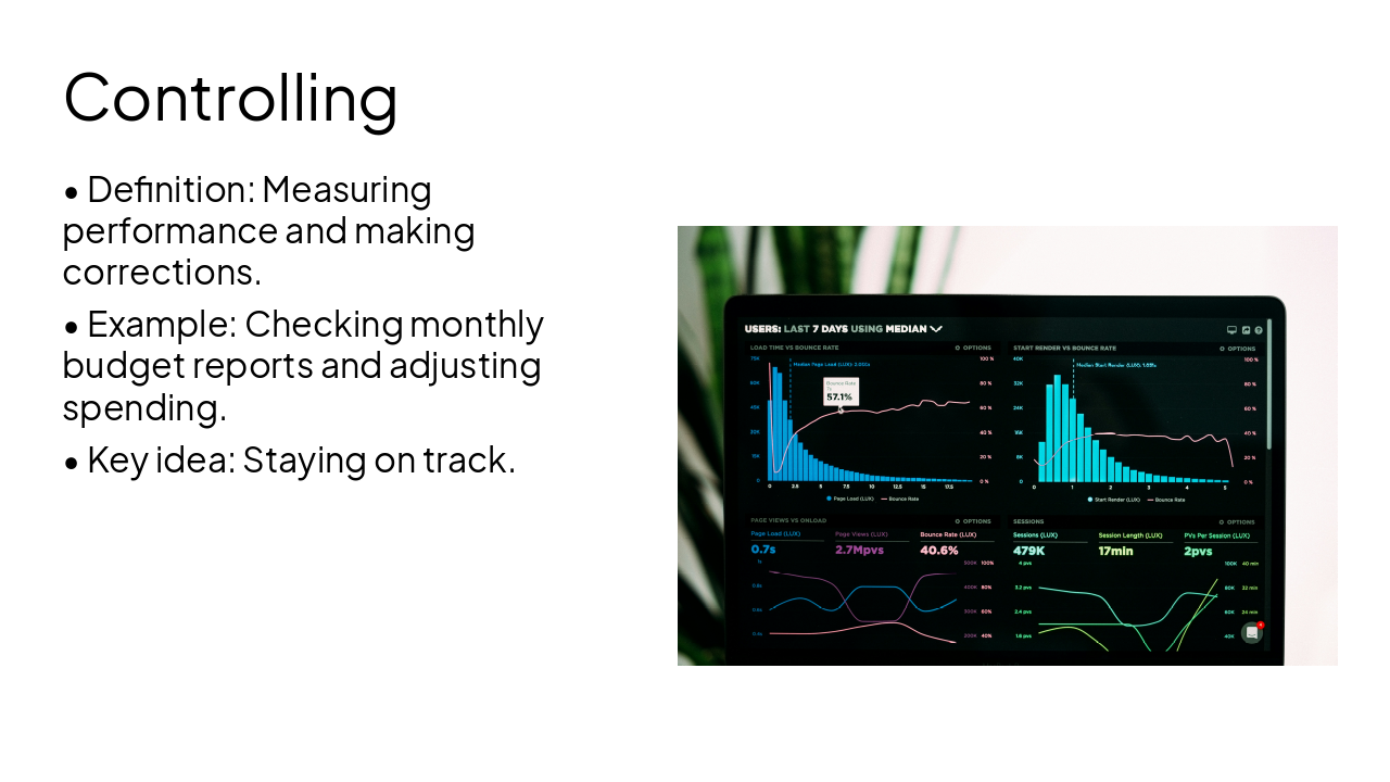Slide 16 - Controlling