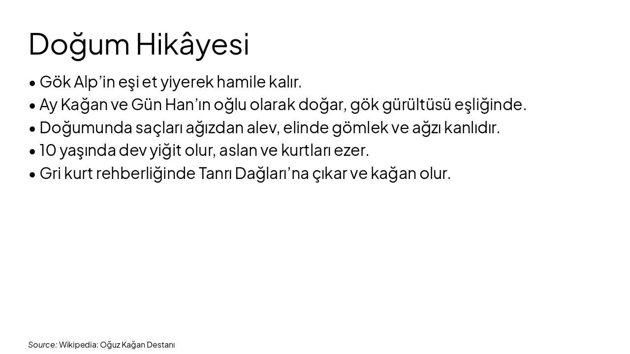Slide 7 - Doğum Hikâyesi