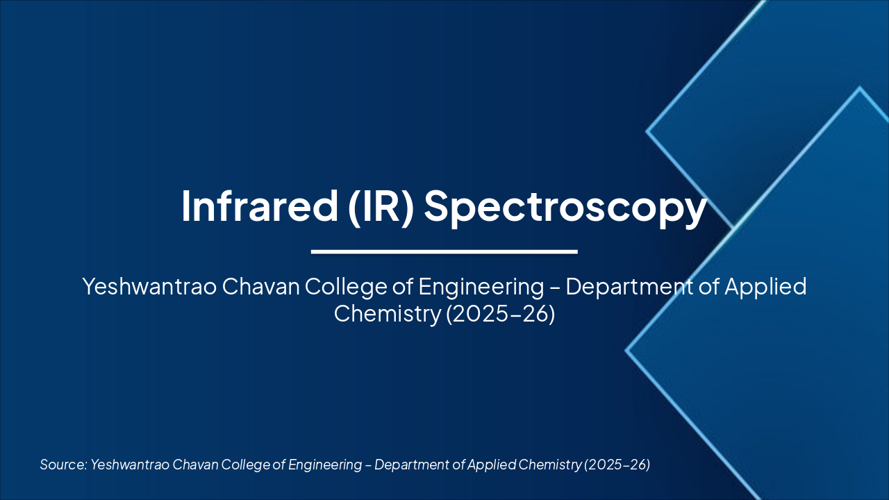 IR Spectroscopy Fundamentals