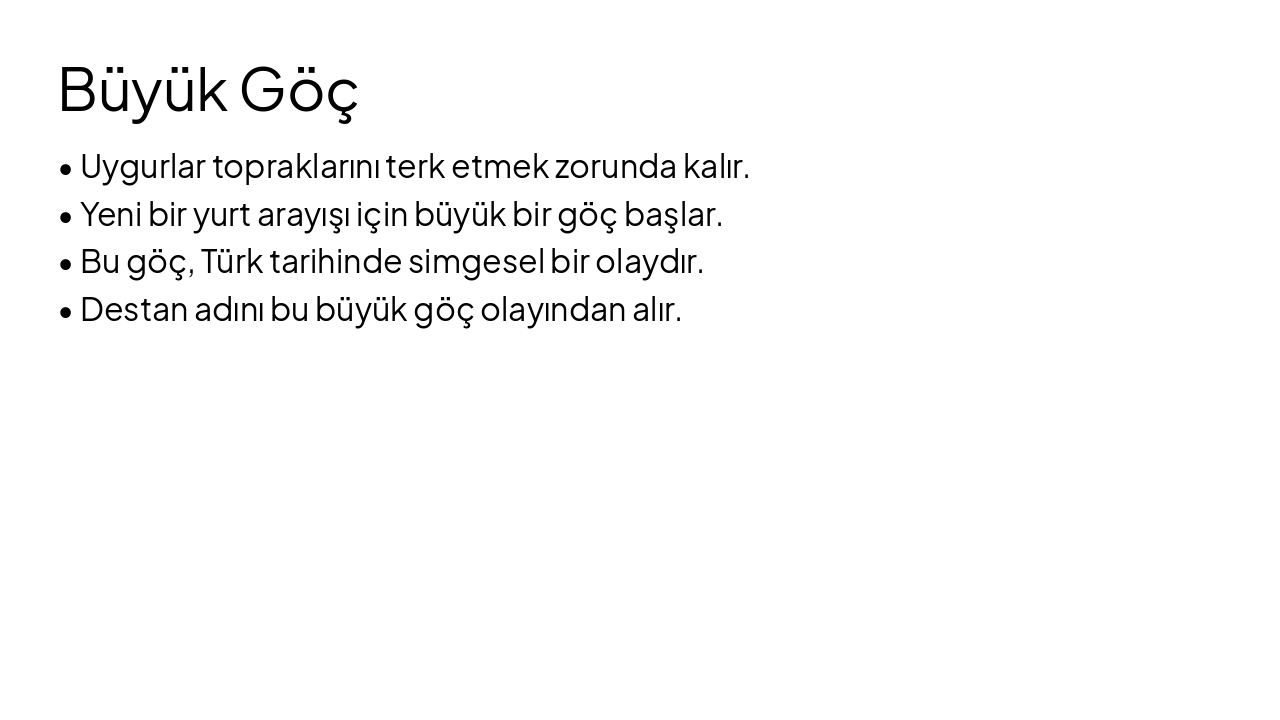 Slide 8 - Büyük Göç