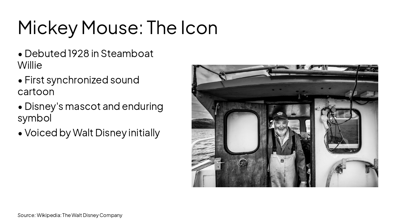 Slide 7 - Mickey Mouse: The Icon