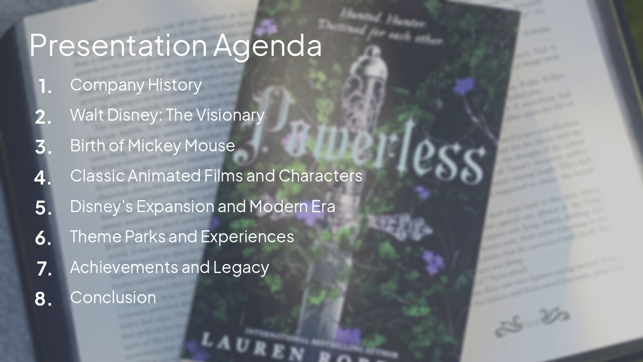 Slide 2 - Presentation Agenda