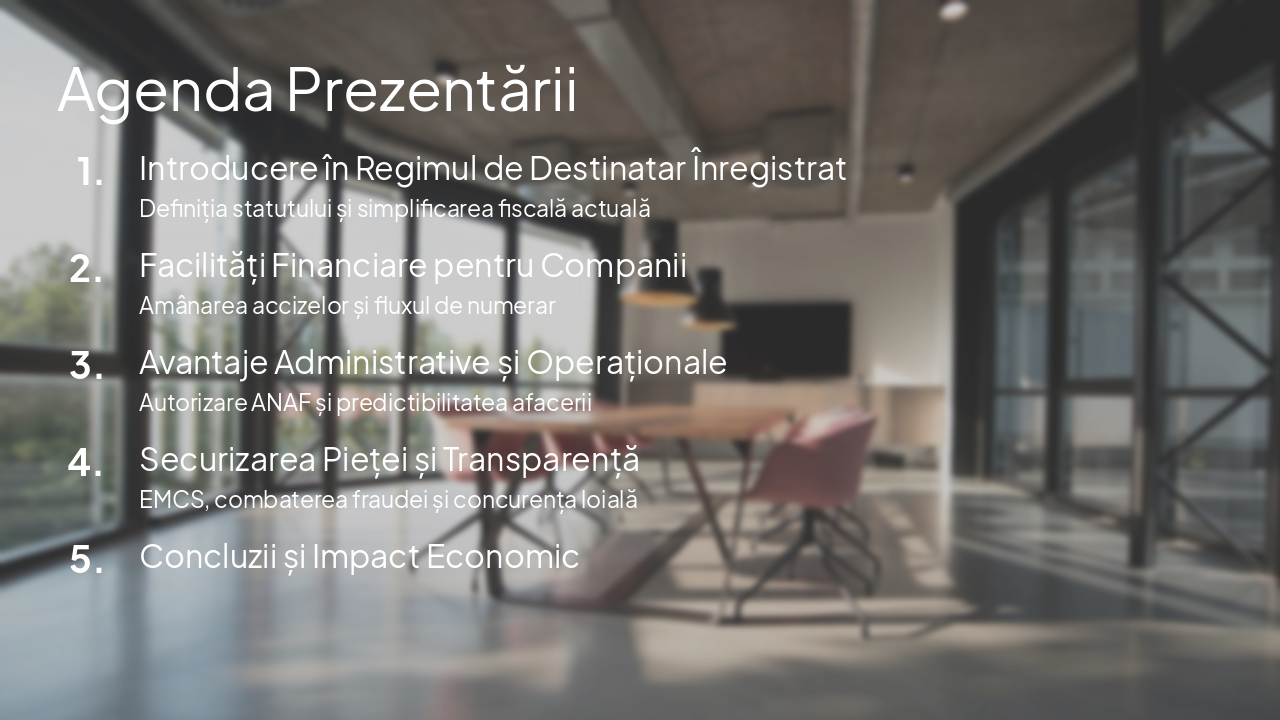 Slide 2 - Agenda Prezentării