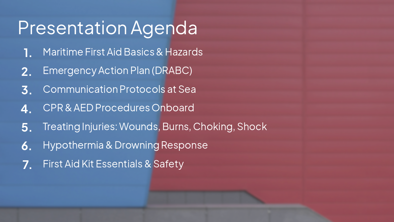 Slide 2 - Presentation Agenda