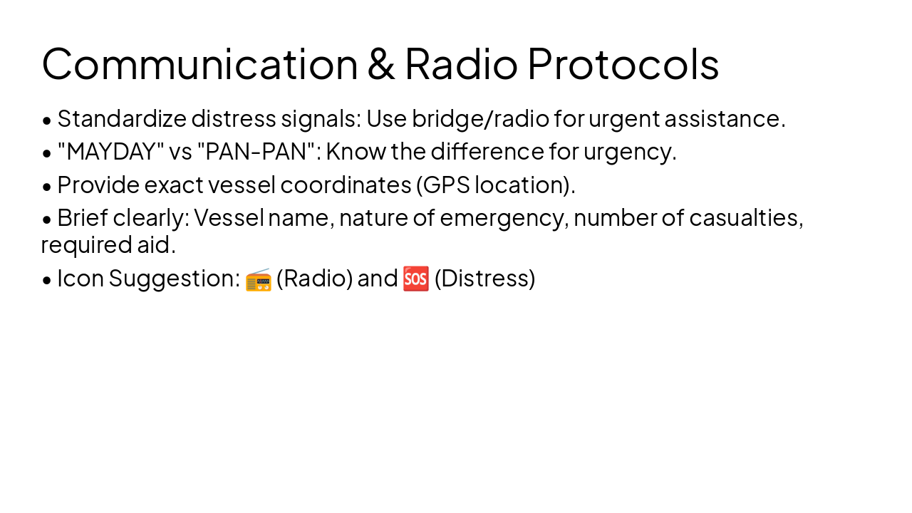 Slide 6 - Communication & Radio Protocols