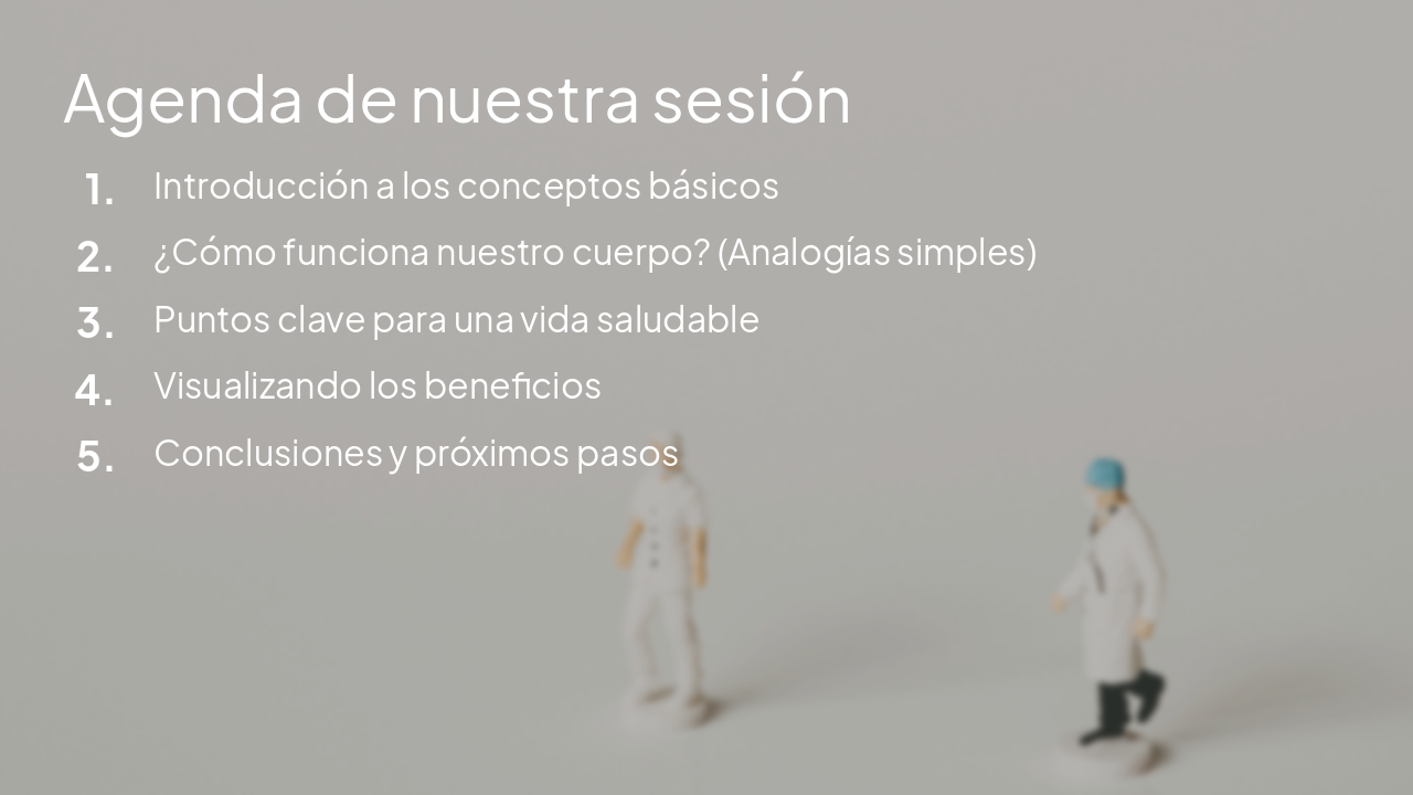 Slide 2 - Agenda de nuestra sesión