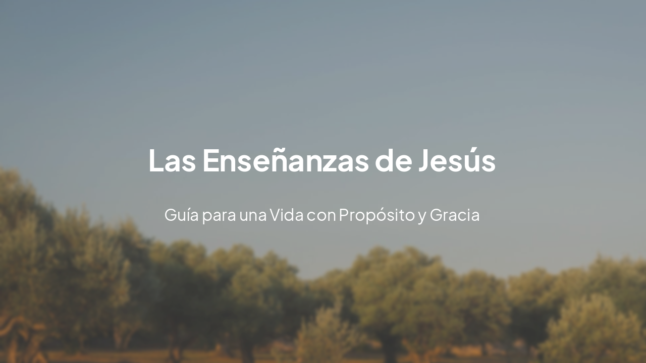 Slide 5 - The Teachings of Jesus