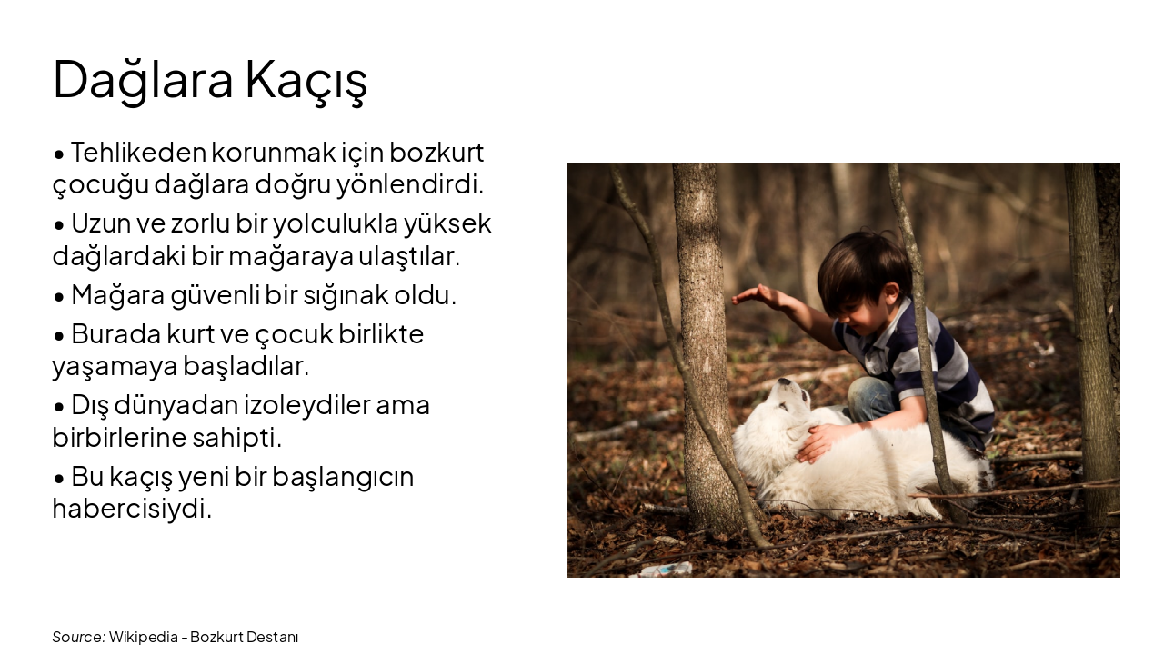Slide 6 - Dağlara Kaçış