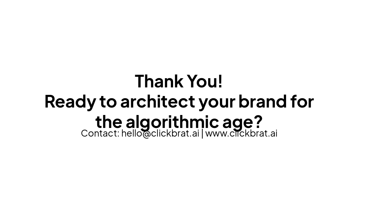 Slide 8 - Closing / Contact Slide Layout