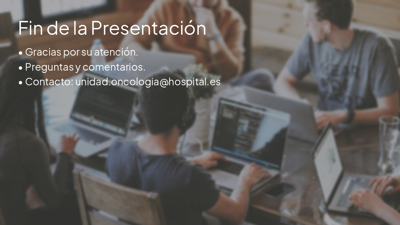 Slide 2 - Fin de la Presentación