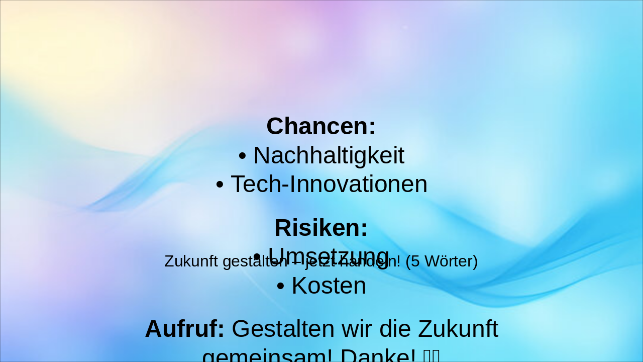 Slide 9 - 7️⃣ Fazit