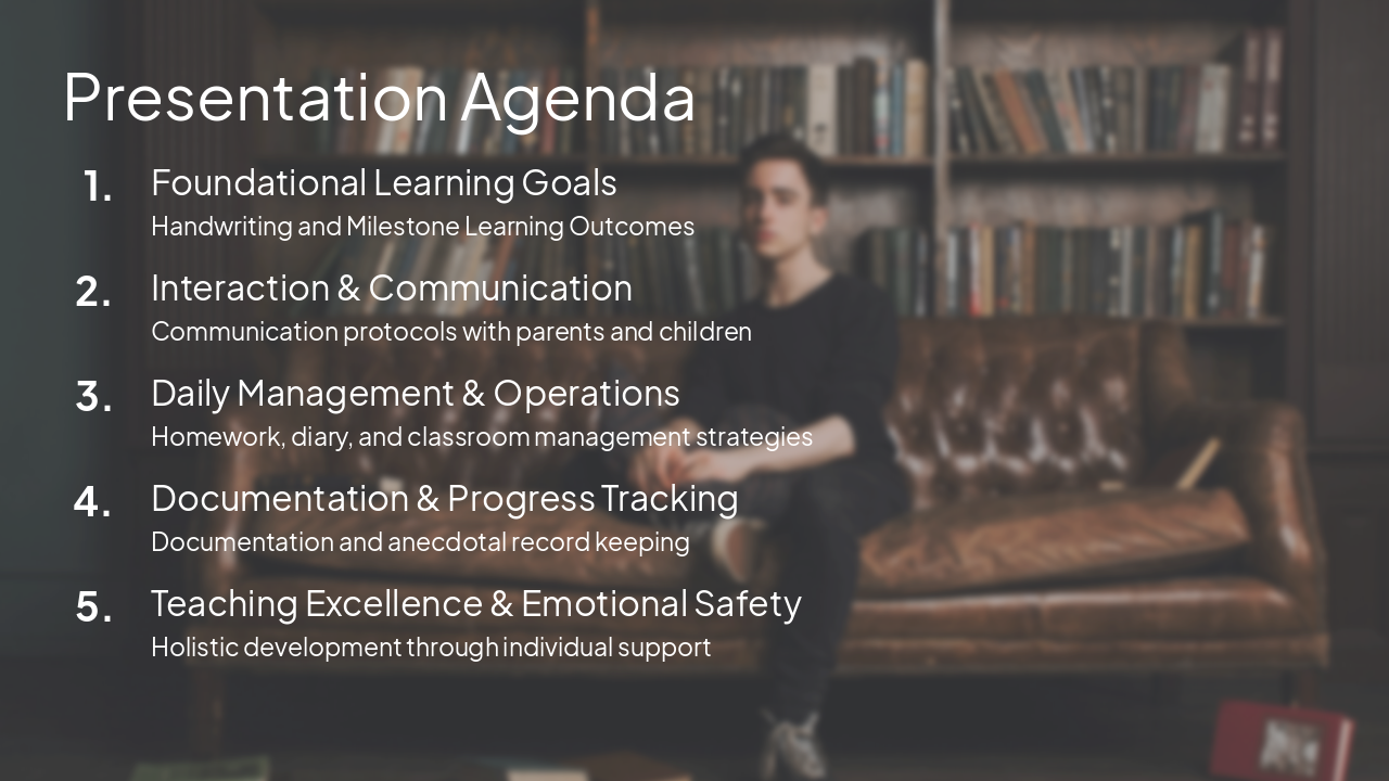 Slide 2 - Presentation Agenda