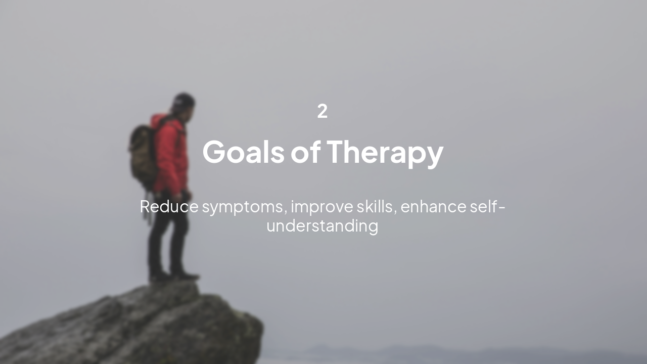 Slide 5 - 2. Goals of Therapy
