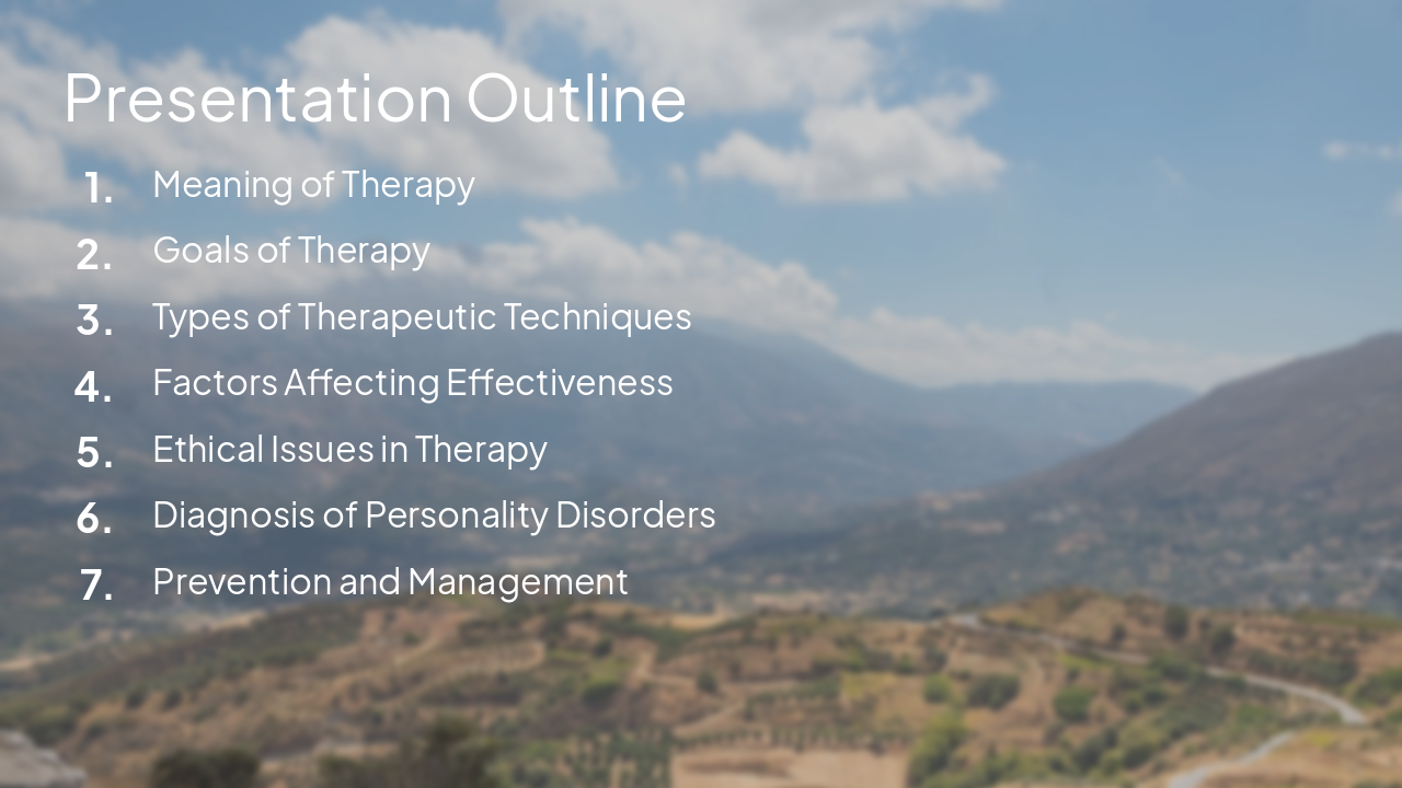 Slide 2 - Presentation Outline