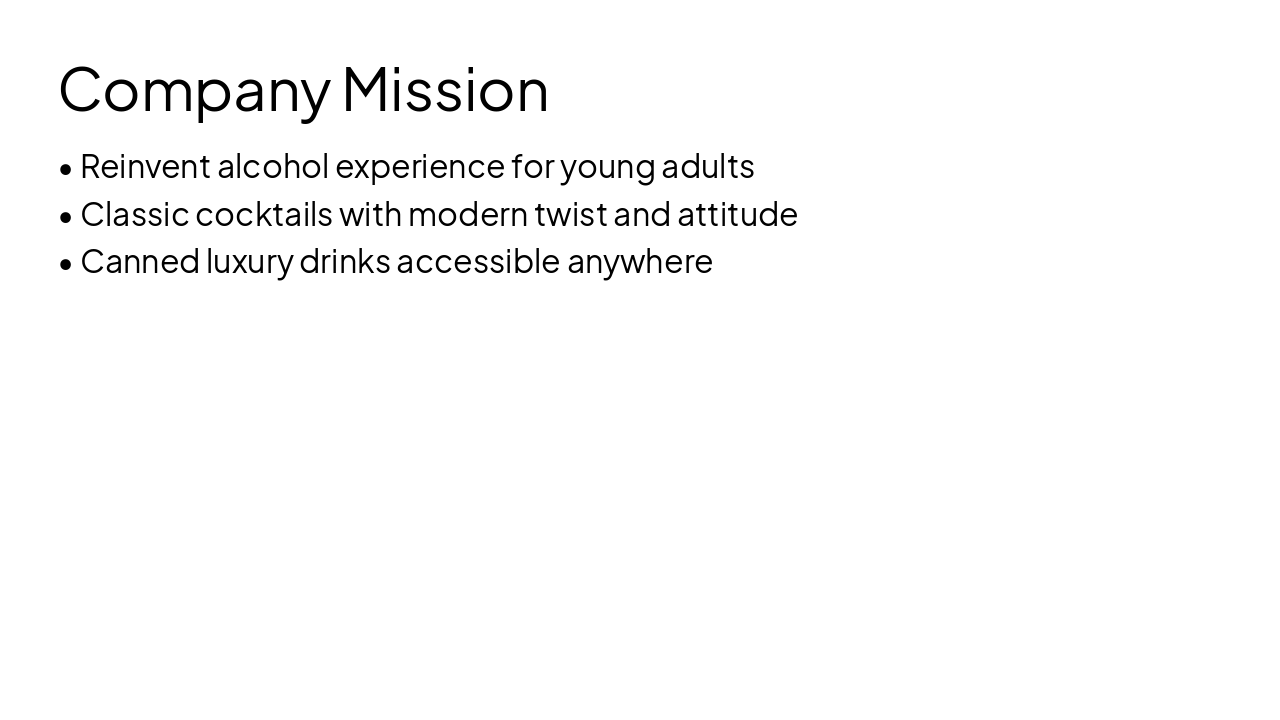 Slide 3 - Company Mission