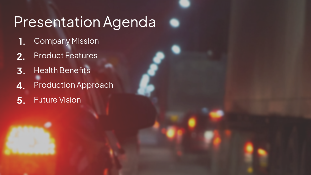 Slide 2 - Presentation Agenda