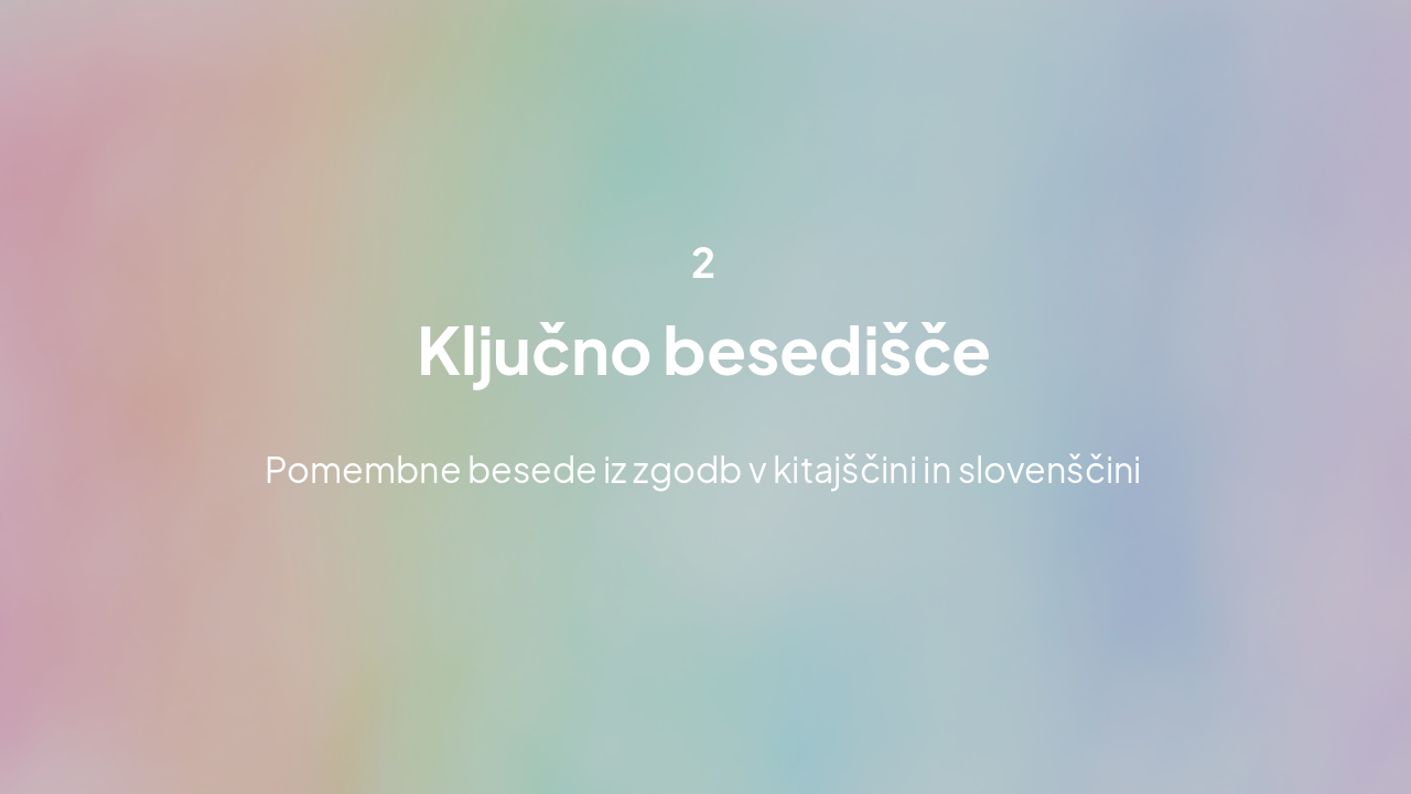 Slide 8 - Ključno besedišče