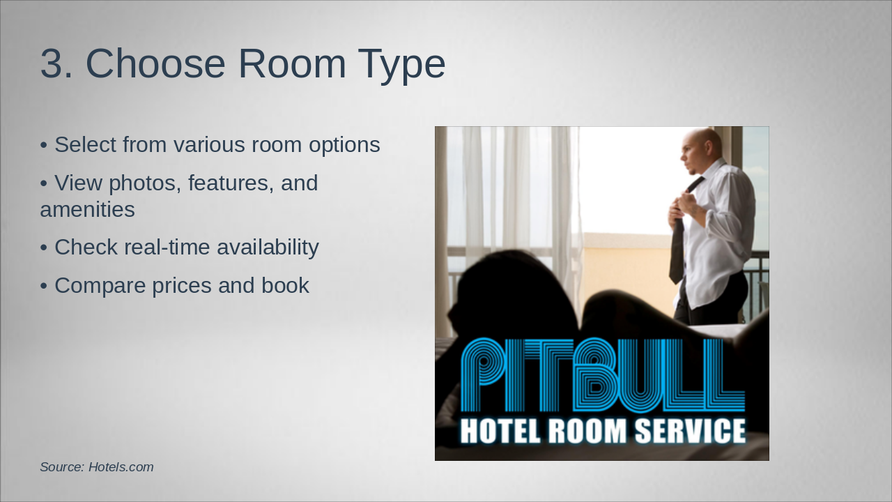 Slide 4 - 3. Choose Room Type