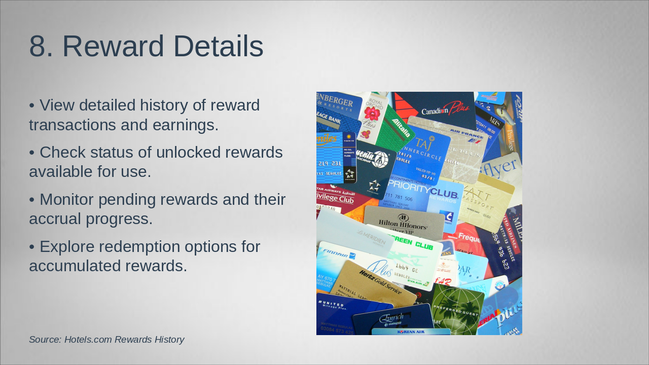 Slide 9 - 8. Reward Details