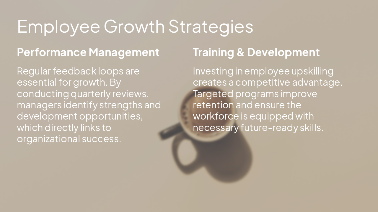 Slide 7 - Employee Growth Strategies