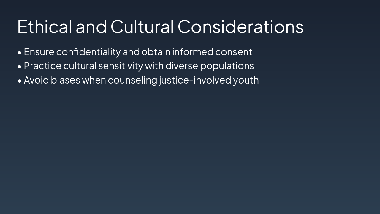 Slide 5 - Ethical and Cultural Considerations