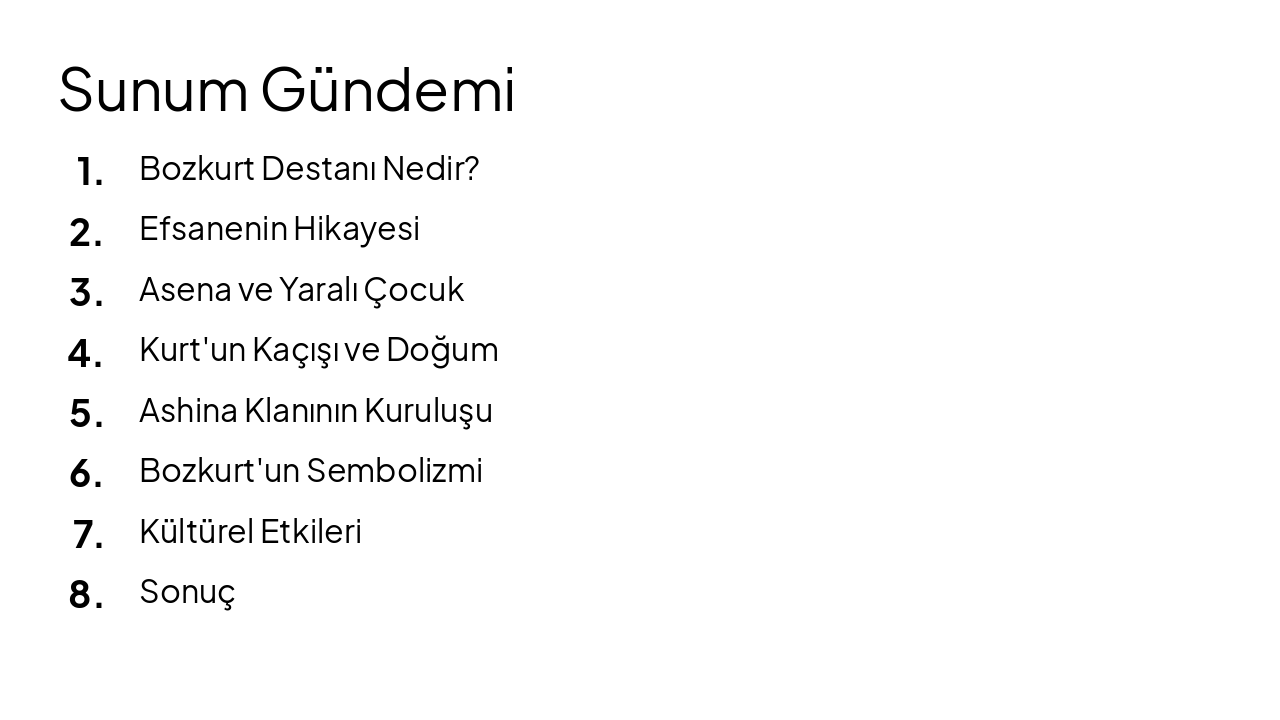 Slide 2 - Sunum Gündemi