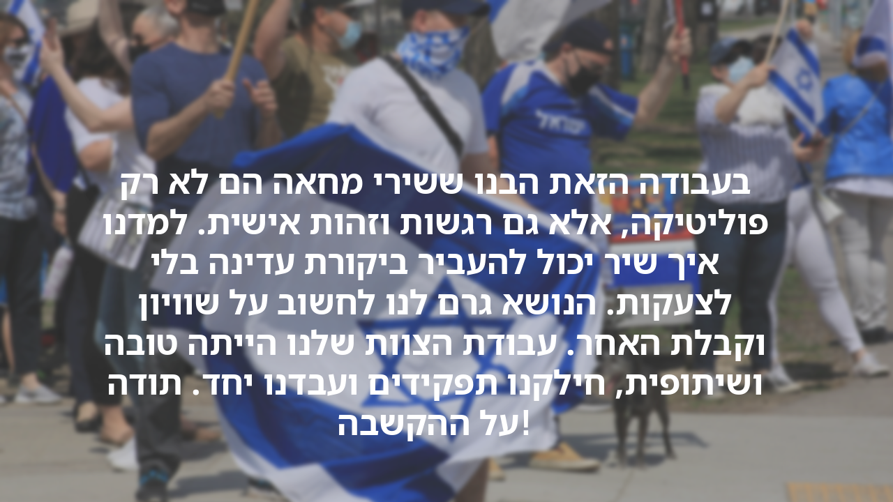 Slide 9 - רפלקציה