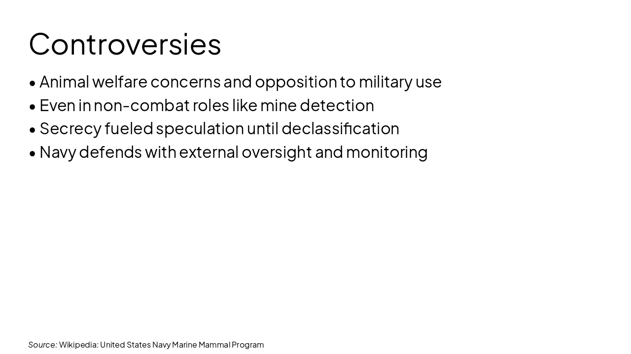 Slide 12 - Controversies