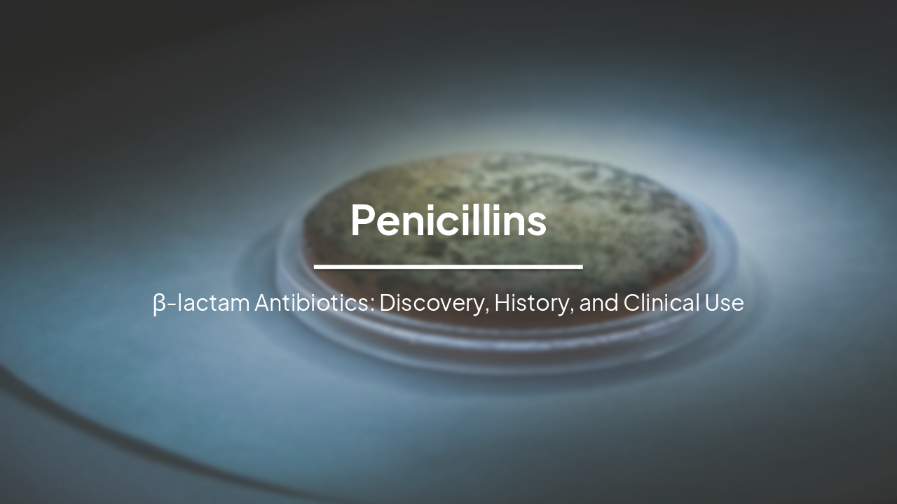 Penicillins: Discovery, History, and Clinical Use