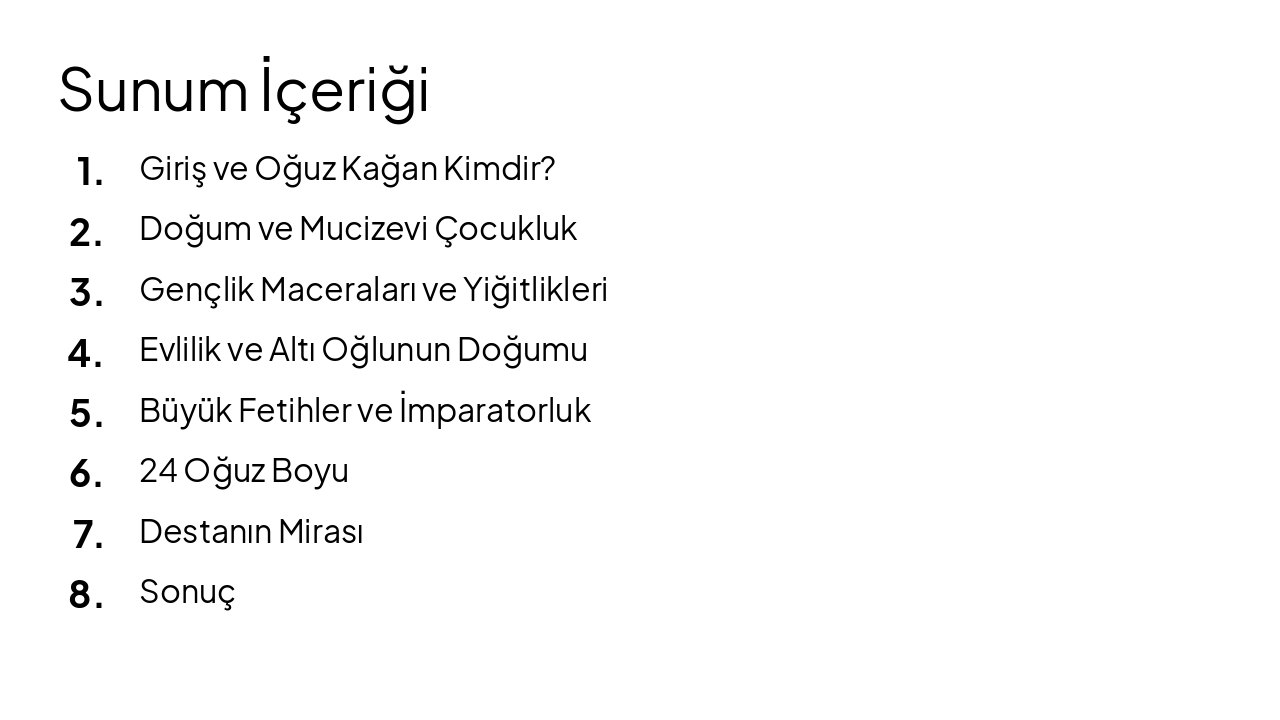 Slide 2 - Sunum İçeriği