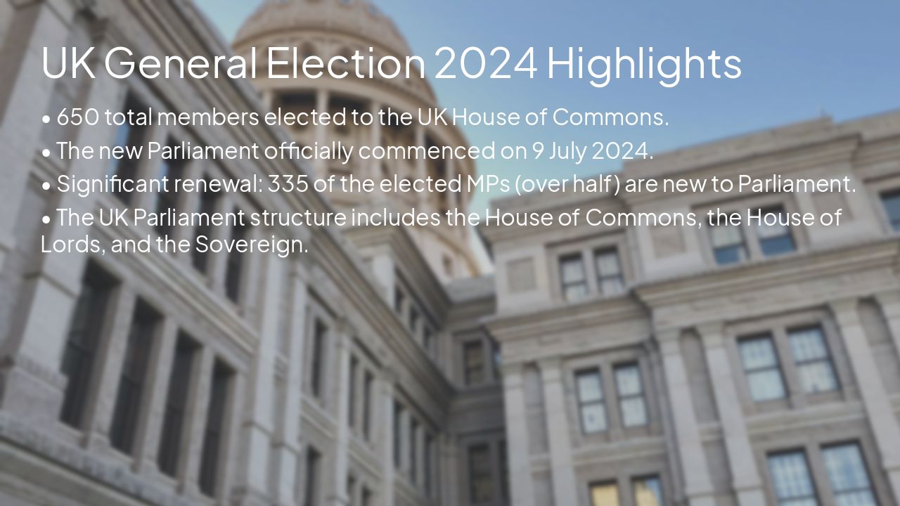 Slide 4 - UK General Election 2024 Highlights