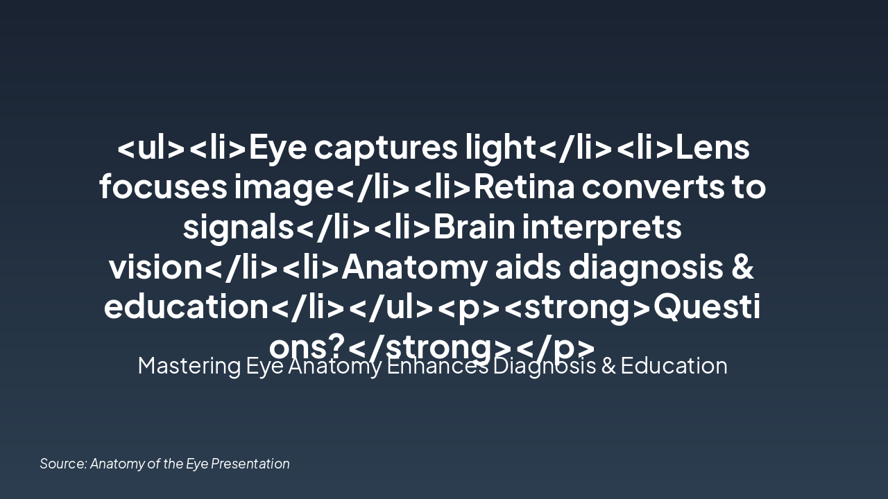 Slide 6 - Key Functions Summary