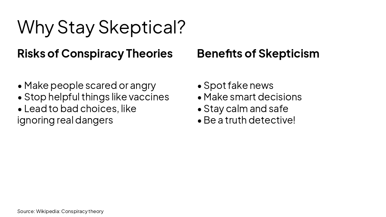Slide 5 - Why Stay Skeptical?
