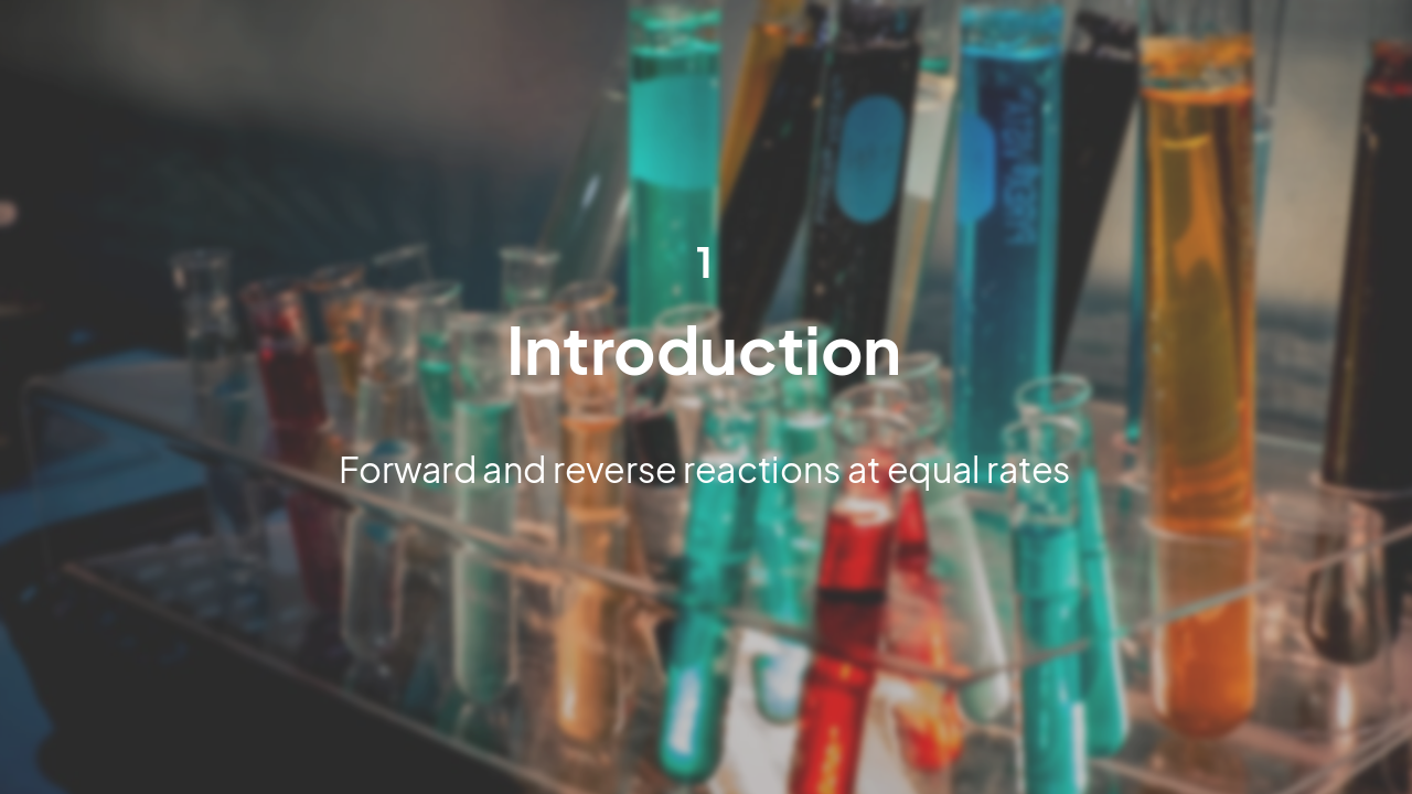 Slide 3 - Chemical Equilibrium Basics