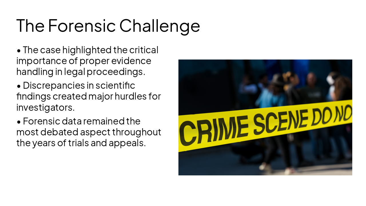 Slide 7 - The Forensic Challenge