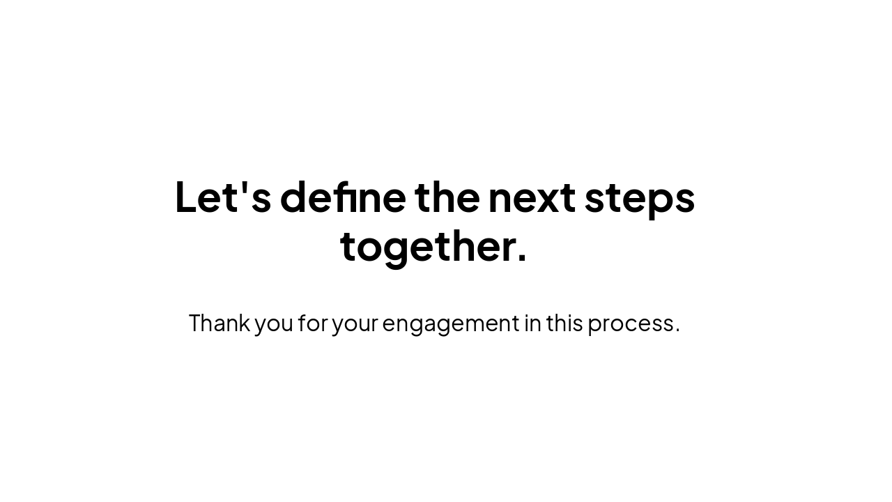 Slide 6 - Closing and Next Steps