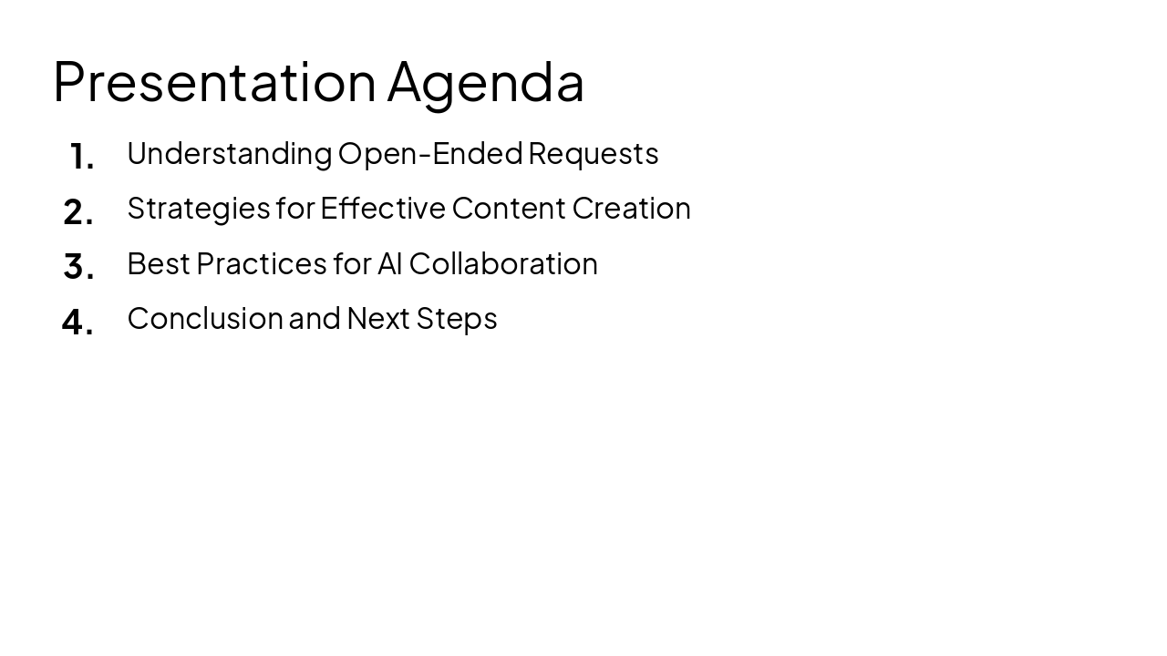 Slide 2 - Presentation Agenda