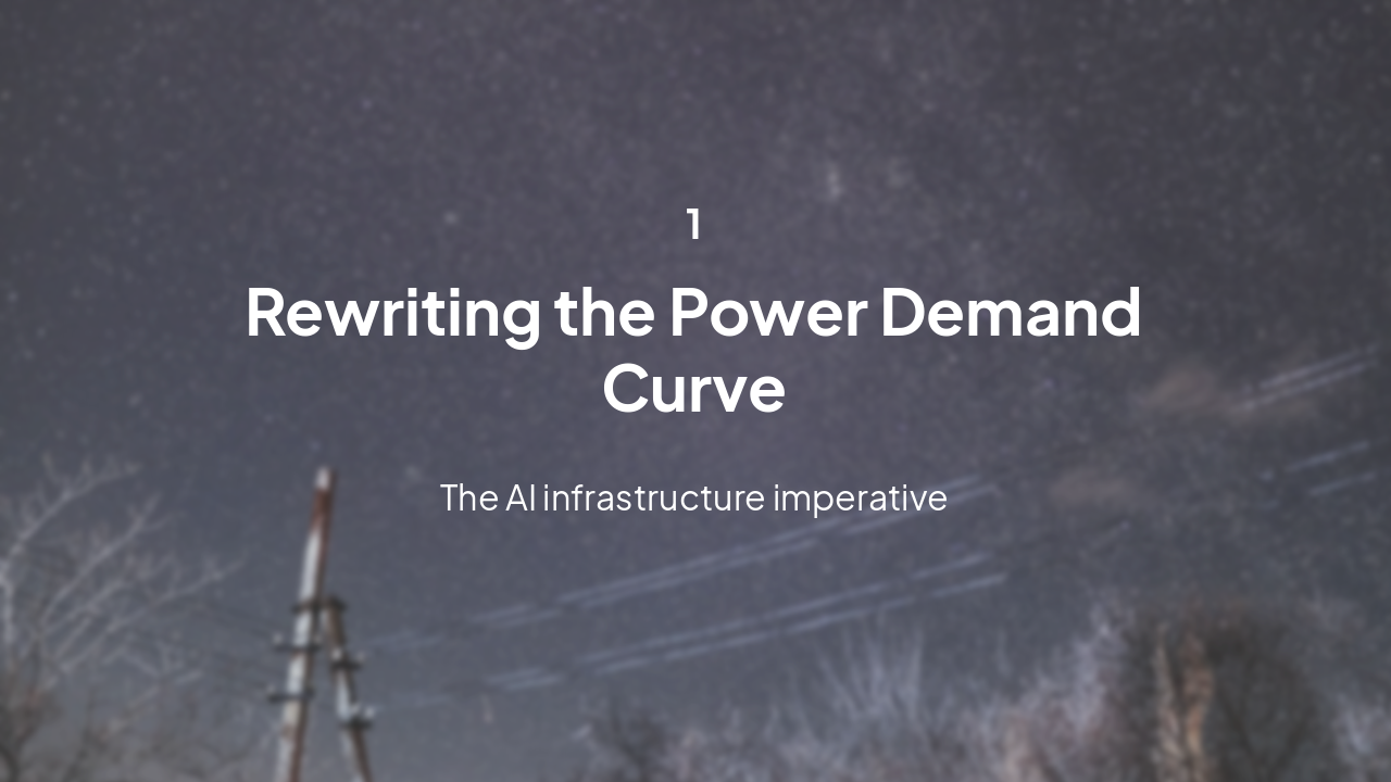Slide 3 - Section 1: AI Power Demands