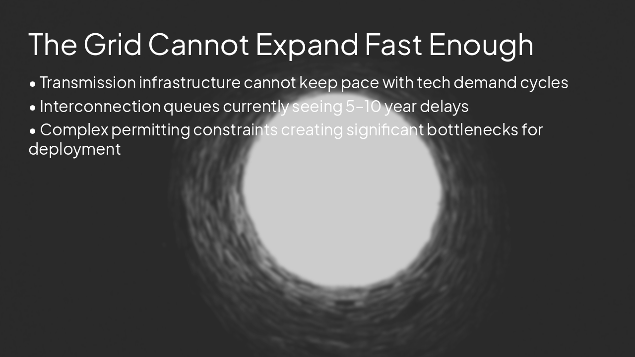Slide 5 - The Grid Cannot Expand Fast Enough