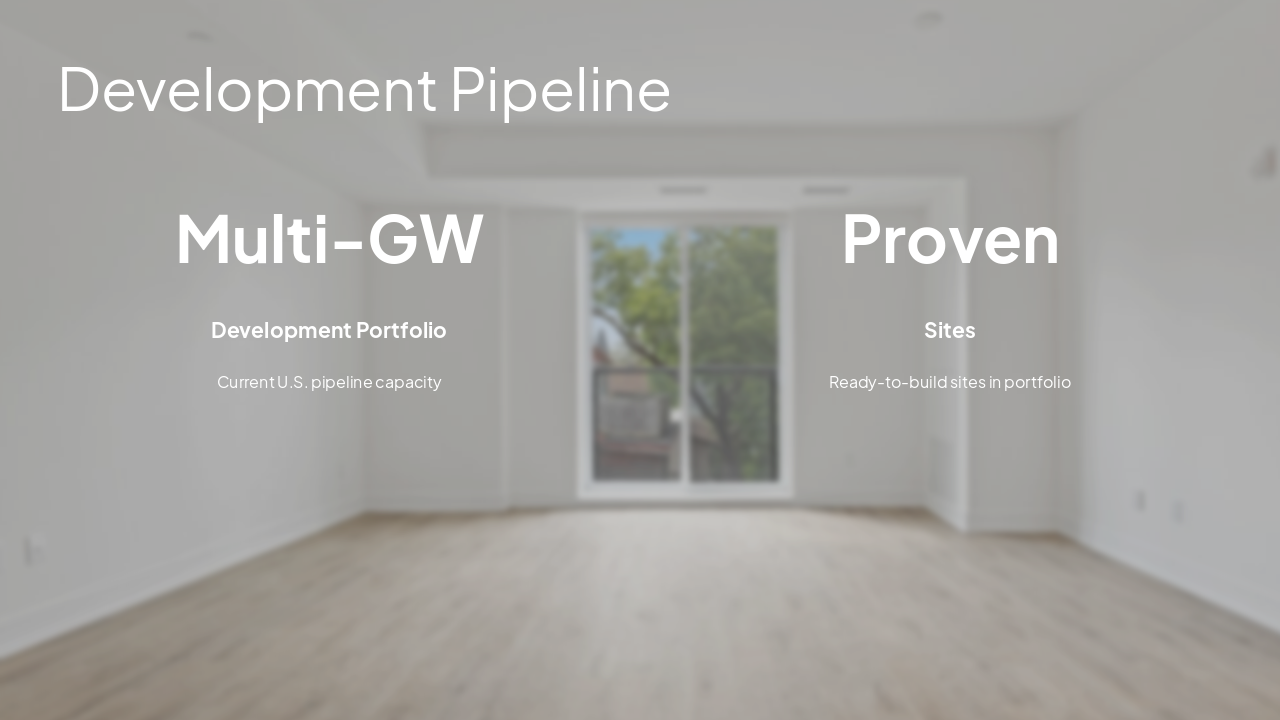 Slide 16 - Development Pipeline