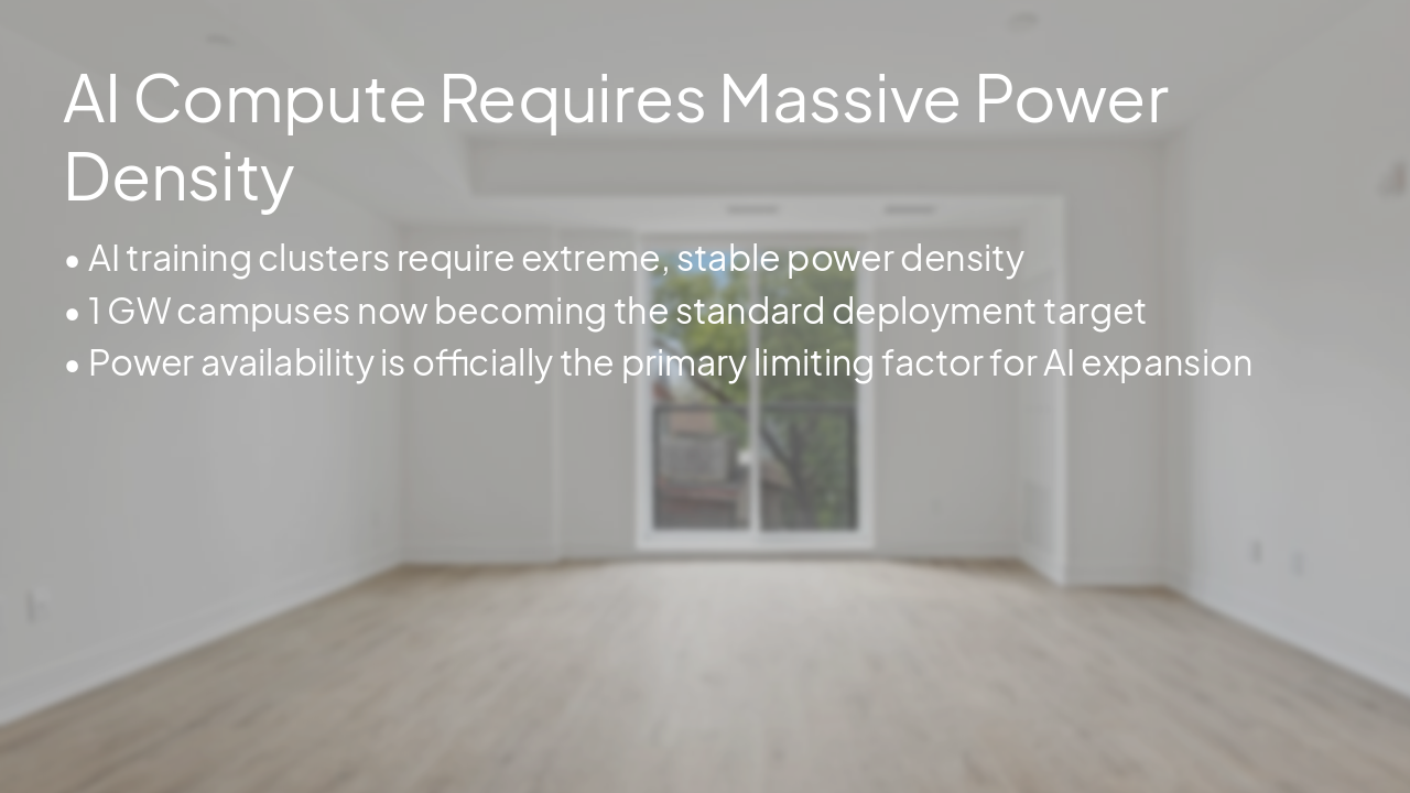 Slide 4 - AI Compute Requires Massive Power Density