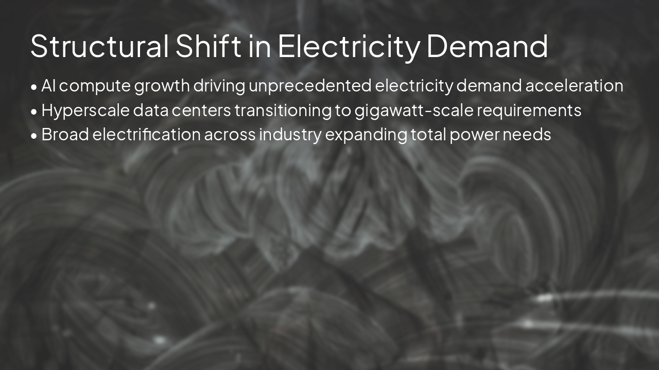 Slide 2 - Structural Shift in Electricity Demand
