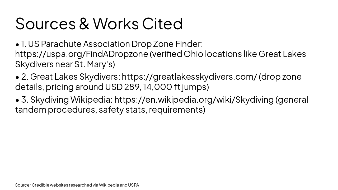 Slide 3 - Sources & Works Cited