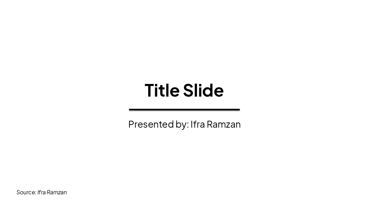 Slide 1 - Title Slide